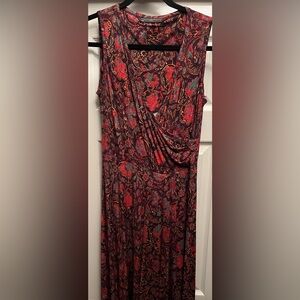 Peruvian Connection V-Neck Faux Wrap dress -NWOT